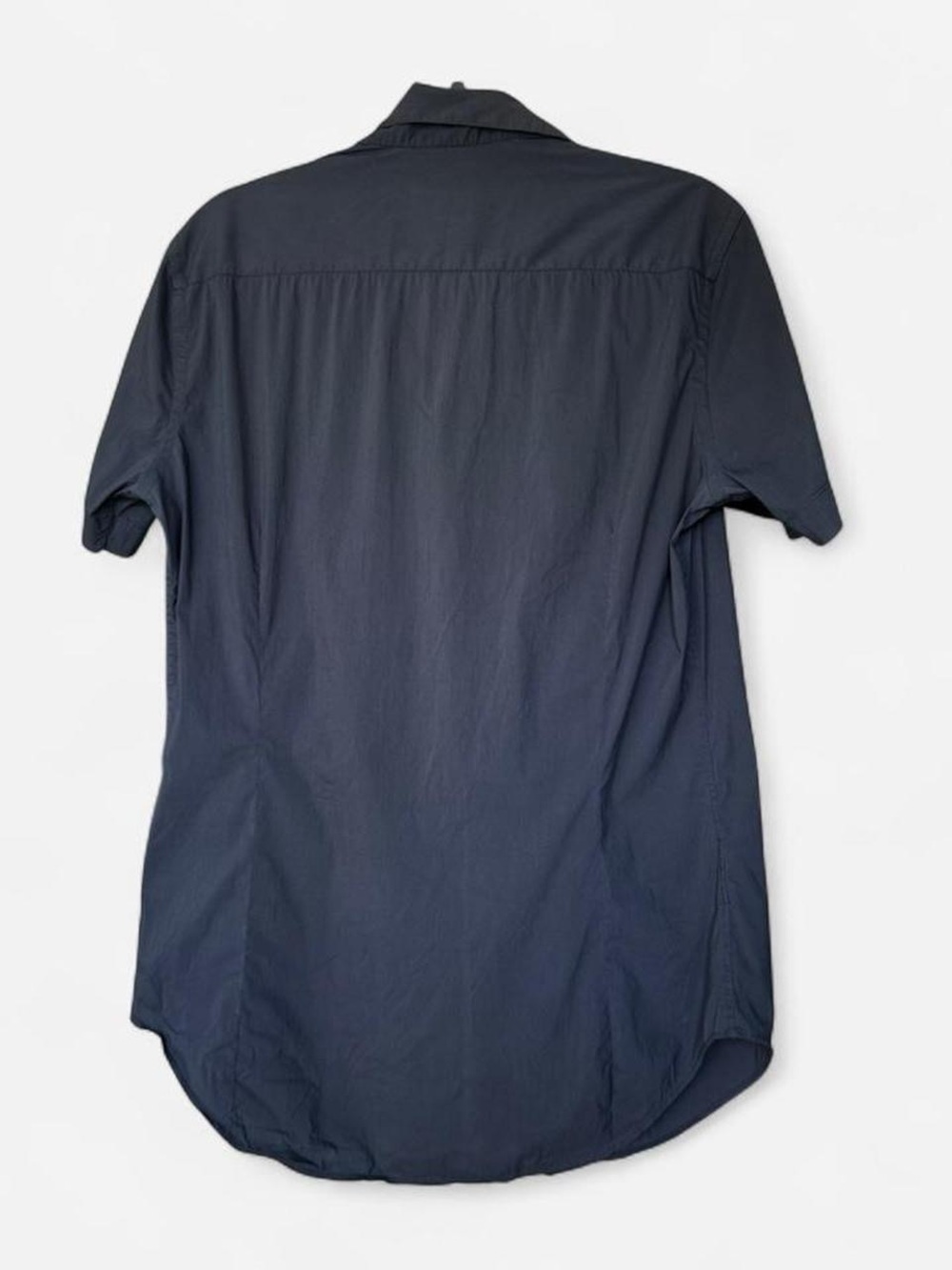 Giorgio Armani Made in Italy Navy Poplin Shirt - Men’s Size 39/15.5 - Picture 5 of 7